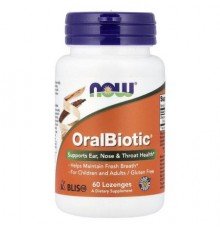 NOW Foods, OralBiotic®, 60 Lozenges