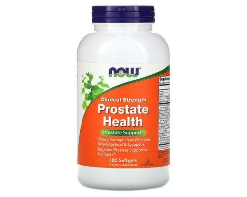 NOW Foods, Clinical Strength Prostate Health, 180 Softgels