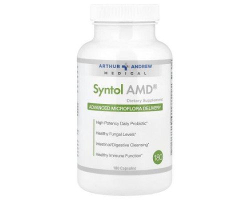 Arthur Andrew Medical, Syntol AMD®, Advanced Microflora Delivery, 180 Capsules