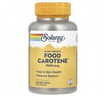 Solaray, Plant Source Food Carotene™, 200 Softgels