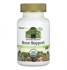 NaturesPlus, Source of Life Garden, Organic Bone Support, 120 Vegan Capsules
