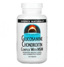Source Naturals, Glucosamine Chondroitin Complex With MSM, 120 Tablets