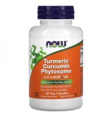 NOW Foods, Turmeric Curcumin Phytosome With Meriva, 60 Veg Capsules (500 mg per Capsule)