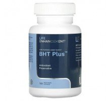Life Enhancement, Durk Pearson & Sandy Shaw's BHT Plus, 100 Vegetable Capsules