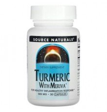 Source Naturals, Turmeric With Meriva, 500 mg, 30 Capsules