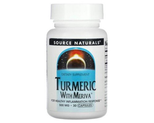 Source Naturals, Turmeric With Meriva, 500 mg, 30 Capsules