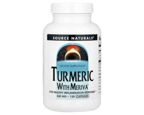 Source Naturals, Turmeric With Meriva®, 500 mg, 120 Capsules