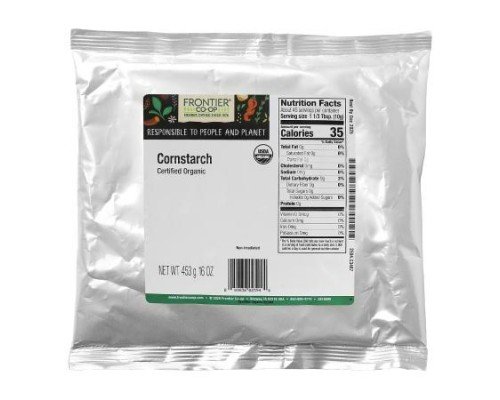 Frontier Co-op, Organic Cornstarch, 16 oz (453 g)