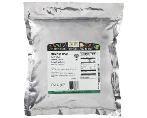 Frontier Co-op, Organic Cut & Sifted Valerian Root, 16 oz (453 g)