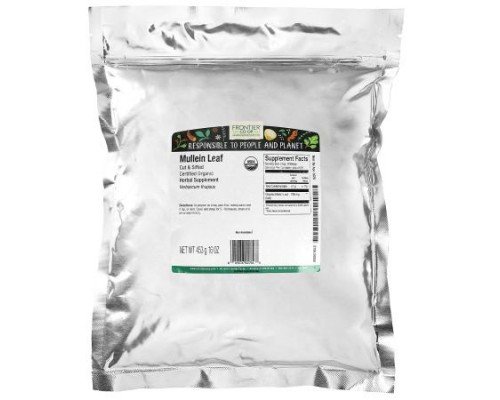 Frontier Co-op, Organic Mullein Leaf, Cut & Sifted, 16 oz (453 g)