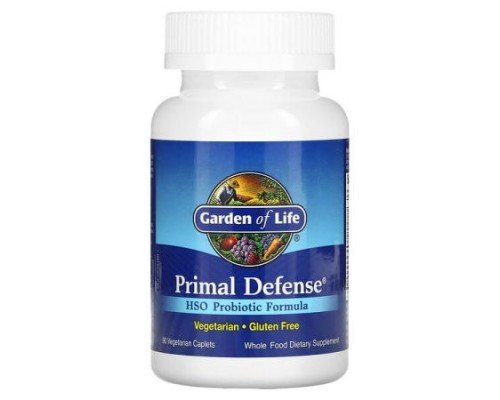 Garden of Life, Primal Defense, HSO Probiotic Formula, 90 Vegetarian Caplets
