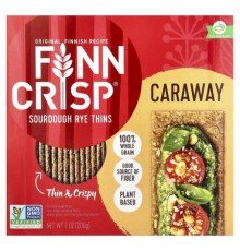 Finn Crisp, Sourdough Rye Thins, Caraway , 7 oz (200 g)