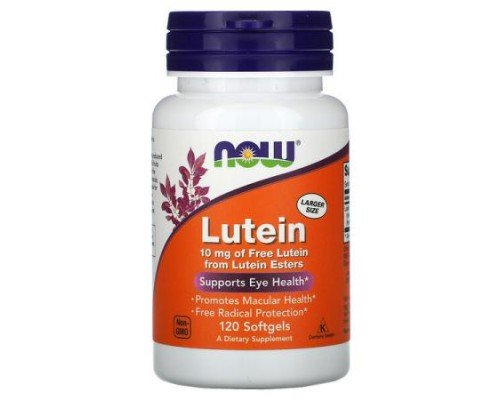 NOW Foods, Lutein, 10 mg, 120 Softgels