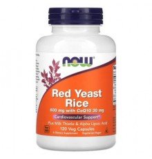 NOW Foods, Red Yeast Rice, 120 Veg Capsules