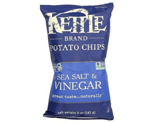Kettle Foods, Potato Chips, Sea Salt & Vinegar, 5 oz (141 g)