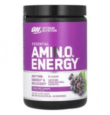 Optimum Nutrition, Essential Amin.O. Energy®, Concord Grape, 9.5 oz (270 g)
