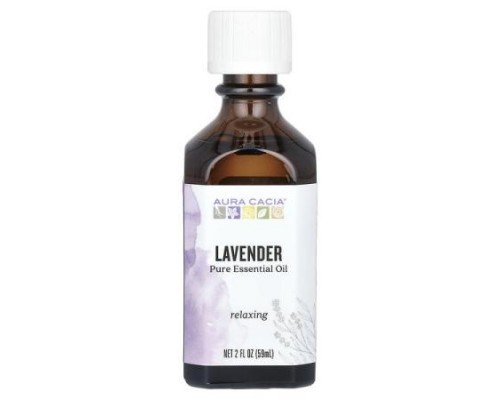 Aura Cacia, Pure Essential Oil, Lavender, 2 fl oz (59 ml)