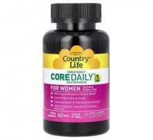 Country Life, Core Daily-1 Multivitamin for Women, 60 Tablets
