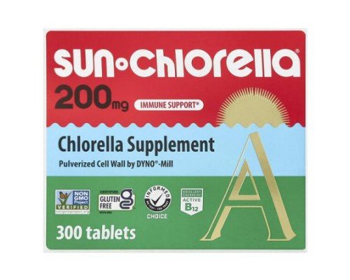 Sun Chlorella, Chlorella Supplement, 200 mg, 300 Tablets