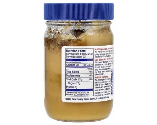 Really Raw Honey, Honey, 1 lb (453 g)