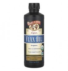 Barlean's, Organic Lignan Flax Oil, 16 fl oz (473 ml)