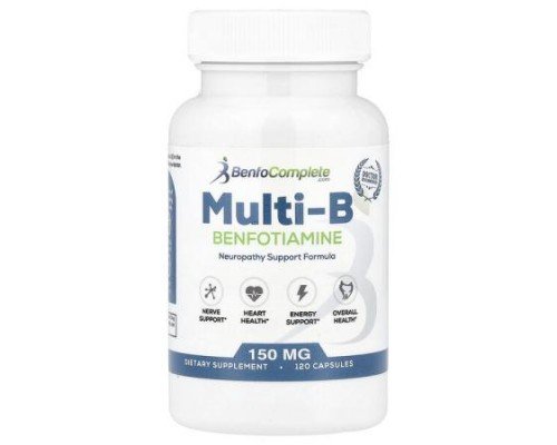 Benfotiamine Inc., Multi-B Benfotiamine Neuropathy Support Formula, 120 Capsules