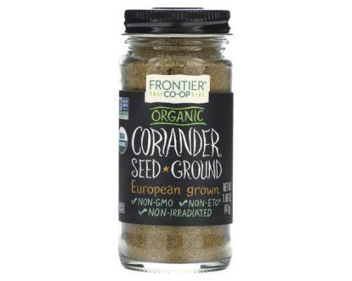 Frontier Co-op, Organic Ground Coriander Seed, 1.66 oz (47 g)