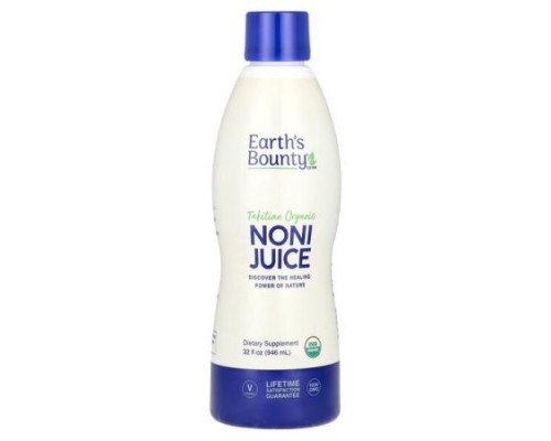 Earth's Bounty, Tahitian Organic Noni Juice, 32 fl oz (946 ml)