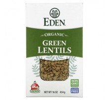 Eden Foods, Organic, Green Lentils, 16 oz (454 g)