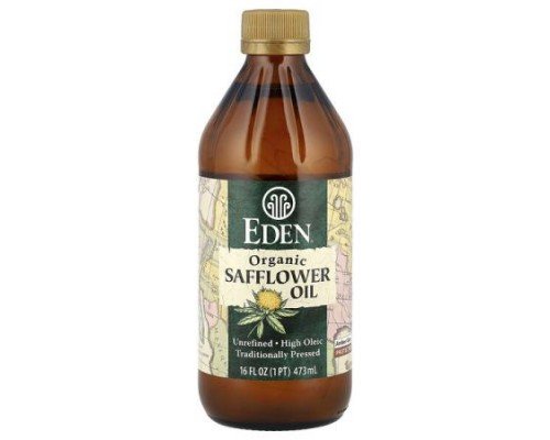 Eden Foods, Organic Safflower Oil, Unrefined, 16 fl oz (473 ml)