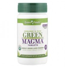 Green Foods, Green Magma®, Barley Grass Juice Powder , 250 Tablets, 4.4 oz (125 g)