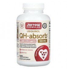 Jarrow Formulas, Ubiquinol, QH-Absorb, Max Absorption, 100 mg, 120 Softgels