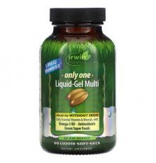 Irwin Naturals, Only One, Liquid-Gel Multi, Without Iron, 60 Liquid Soft-Gels