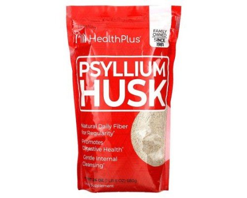 Health Plus, Psyllium Husk, 24 oz (680 g)