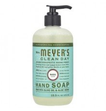 Mrs. Meyers Clean Day, Hand Soap, Basil Scent, 12.5 fl oz (370 ml)