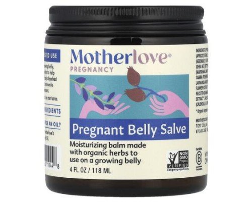 Motherlove, Pregnancy, Pregnant Belly Salve, 4 fl oz (118 ml)