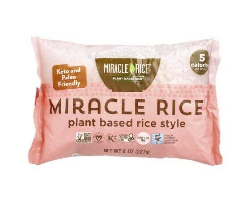 Miracle Noodle, Miracle Rice®, Plant Based Rice, 8 oz (227 g)