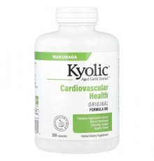 Kyolic, Aged Garlic Extract™, Cardiovascular Health, Original Formula 100, 300 Capsules (300 mg per Capsule)
