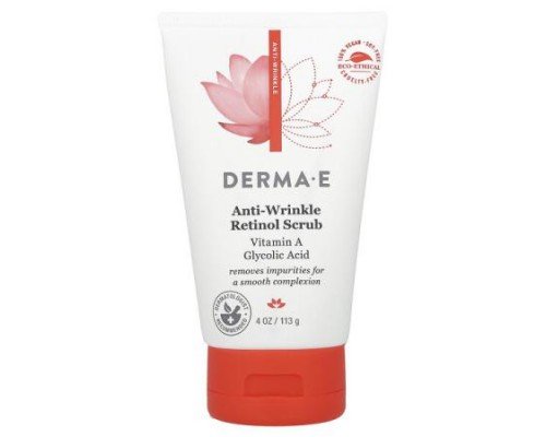 DERMA E, Anti-Wrinkle Retinol Scrub, 4 oz (113 g)