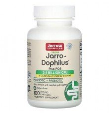 Jarrow Formulas, Vegan Jarro-Dophilus Plus FOS, 100 Veggie Capsules