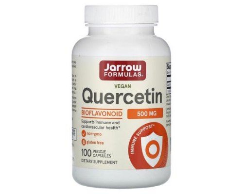 Jarrow Formulas, Vegan Quercetin, 500 mg, 100  Veggie Capsules