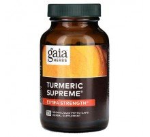 Gaia Herbs, Turmeric Supreme, Extra Strength, 120 Vegan Liquid Phyto-Caps