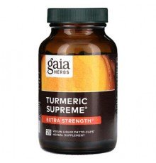 Gaia Herbs, Turmeric Supreme, Extra Strength, 120 Vegan Liquid Phyto-Caps