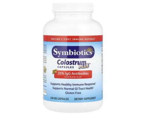 Symbiotics, Colostrum Plus®, 240 Veg Capsules