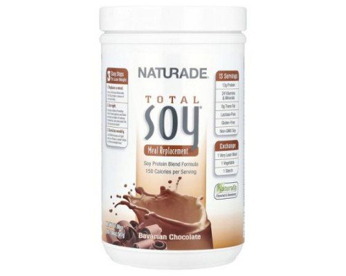 Naturade, Total Soy®, Meal Replacement, Bavarian Chocolate, 1 lb 1.88 oz (507 g)