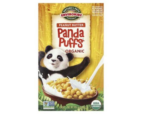 Nature's Path, EnviroKidz, Organic Peanut Butter Panda Puffs® Cereal, 10.6 oz (300 g)
