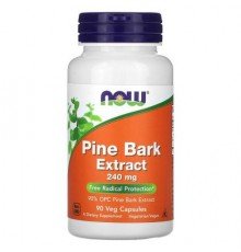 NOW Foods, Pine Bark Extract, 240 mg, 90 Veg Capsules