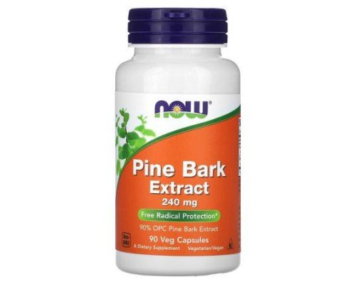 NOW Foods, Pine Bark Extract, 240 mg, 90 Veg Capsules