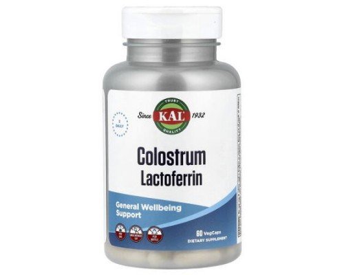 KAL, Colostrum Lactoferrin, 60 VegCaps
