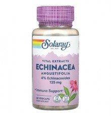 Solaray, Vital Extracts, Echinacea Angustifolia, 60 VegCaps